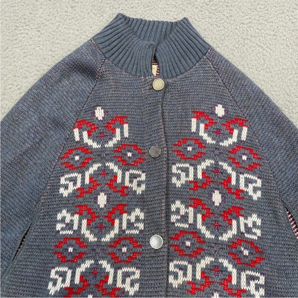 Vintage 1960’s Hopi Kachina Tribal Patterned Poncho - Picture 7 of 9